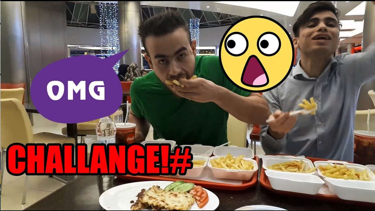 چاڵنجی سێ قاپ په‌تاته‌ی توون له‌گه‌ڵ له‌كی ئیبۆ😋🌶🍟🍟challange pototo with lucky ibo #