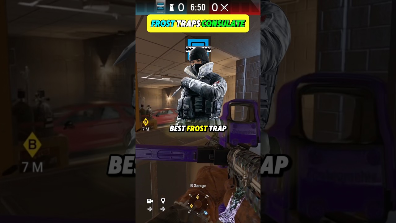 Лучшие места для игры в Frost Mat в Consulate Garage R6! 