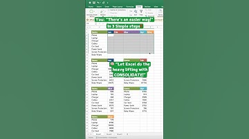 How to Consolidate Data from Multiple Sheets in Excel | Save Hours in Just 3 Clicks!