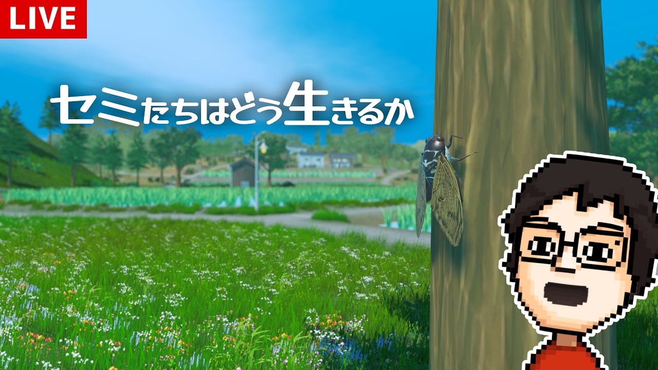 日本の夏を舞台にしたセミになるゲーム ～クリア編～｜セミたちはどう生きるか