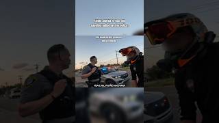 Father and his 12-year-old daughter pulled over by police (Via: @Undisclosed_Moto ) #short