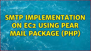SMTP implementation on EC2 using Pear Mail package (PHP)
