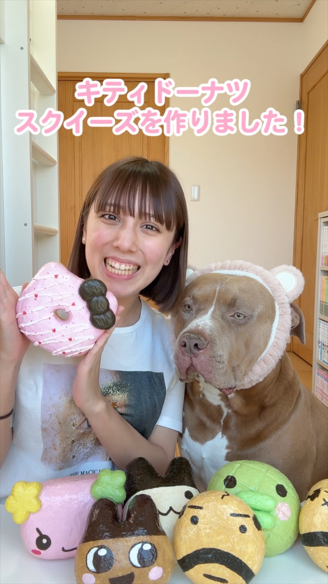 How to Make a Hello Kitty Donut Squishy💕 【DIY】 #shorts - YouTube