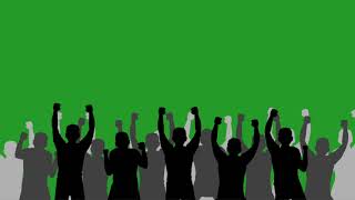 CROWD Animation Green Screen(FREE TO USE)