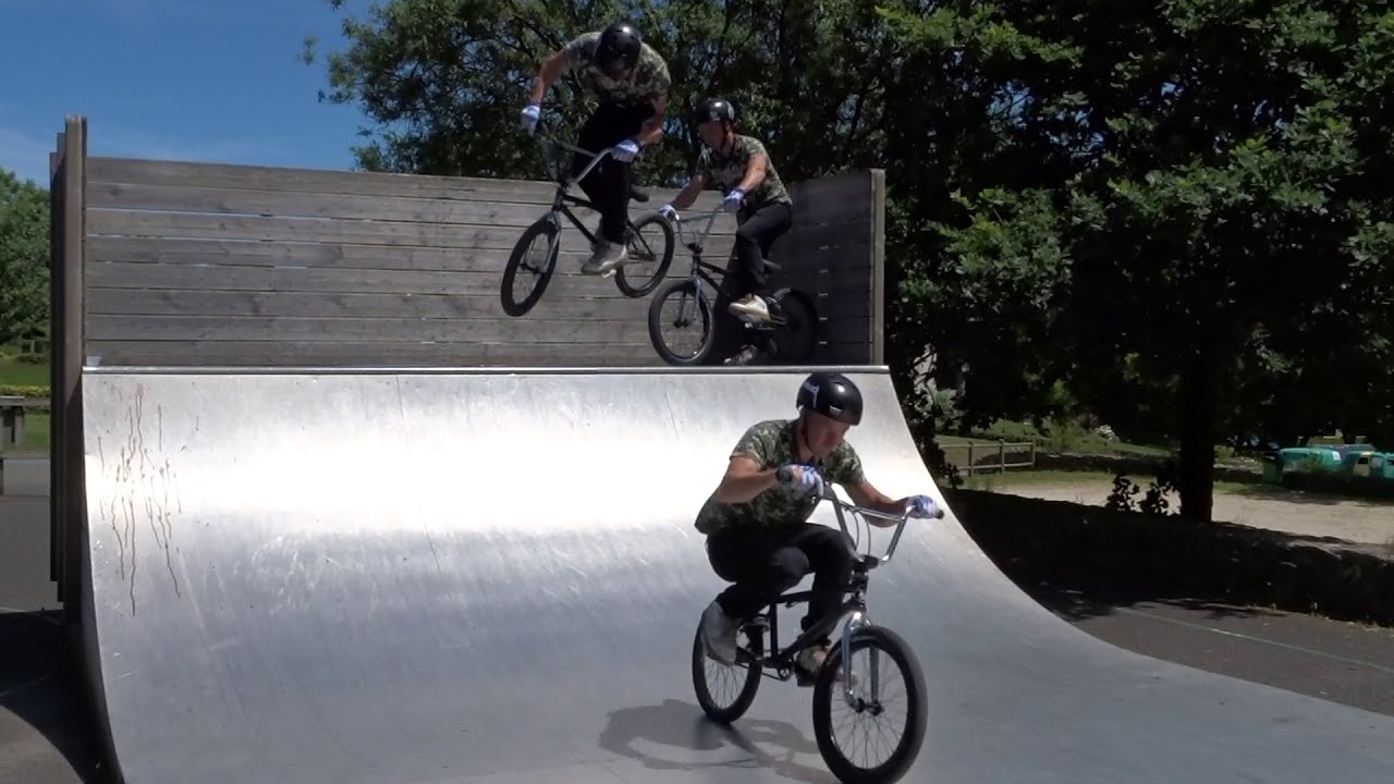 tuto :drop en courbe . #BMX