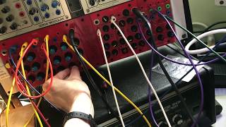 Studio experiments (6-23-19) w/ Buchla & BugBrand DRM1+DRM2