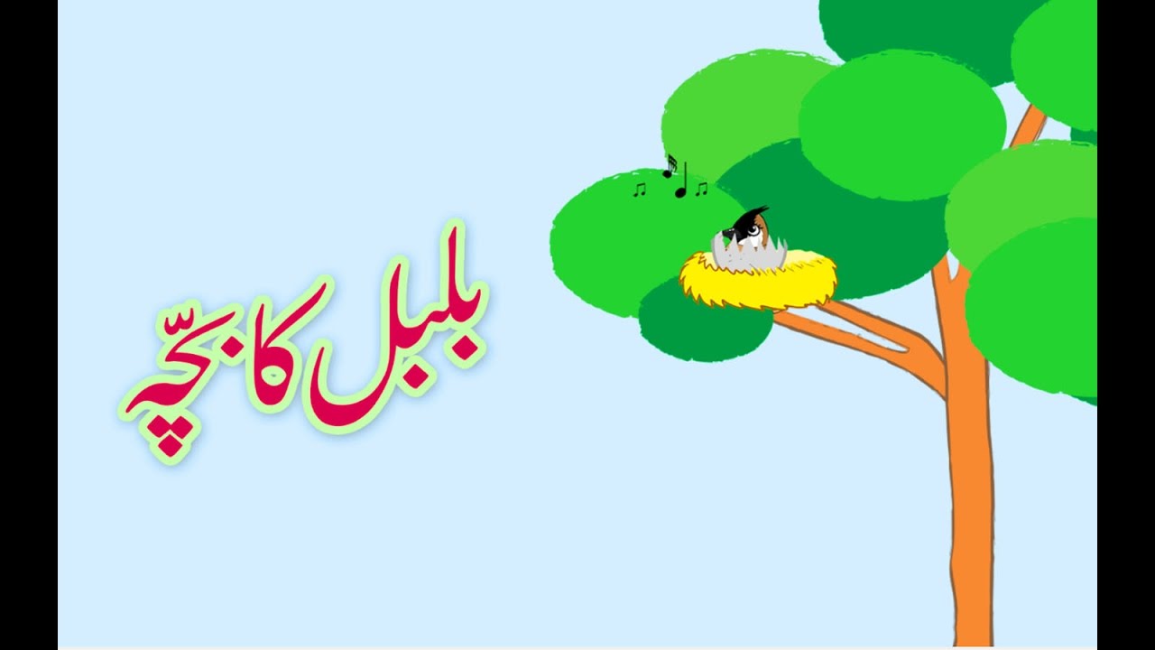 Bulbul ka Bacha (Urdu Poem) | (بلبل کا بچّہ (اردو نظم
