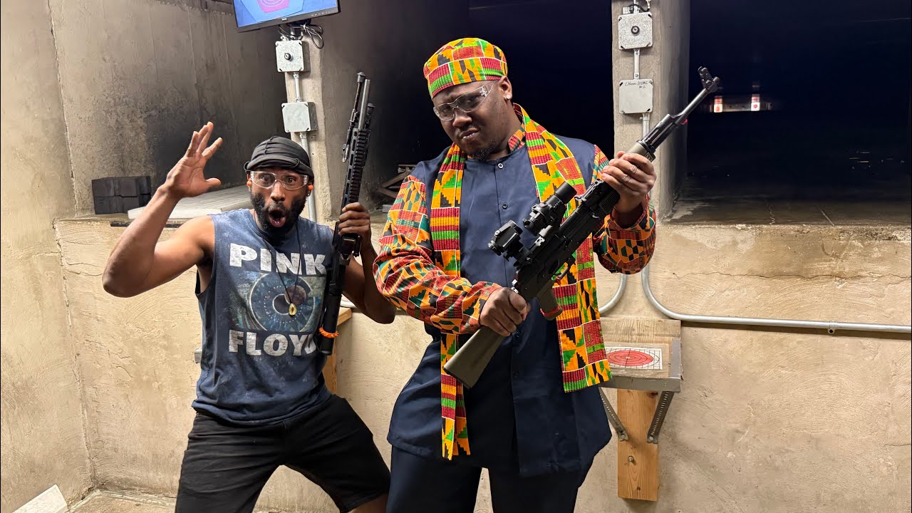 ALFREDOPASTADON LEARNS HOW TO USE AMERICAN WEAPONS AT GUN RANGE WITH ...