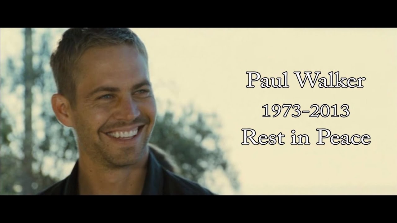 In Memory of Paul Walker —  Love The Way You Lie