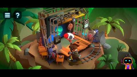 Tiny Robots : Portal Escape Daily Challenge Jungle Rumble 2 gameplay walkthrough