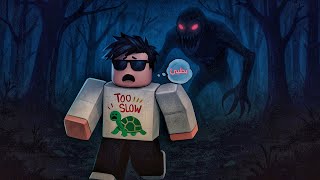 واحد غبي بيحاول يقضي ٩٩ ليلة في الغابة 🐺 | روبلوكس