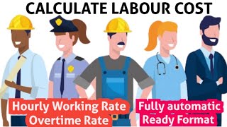 HOW TO CALCULATE LABOUR COST IN EXCEL IN HINDI screenshot 4