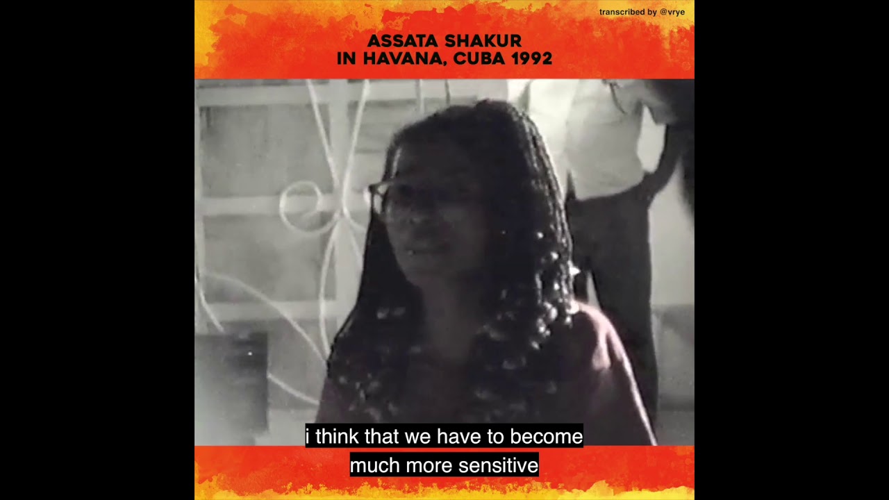 Assata Shakur Speaking in Havana, Cuba