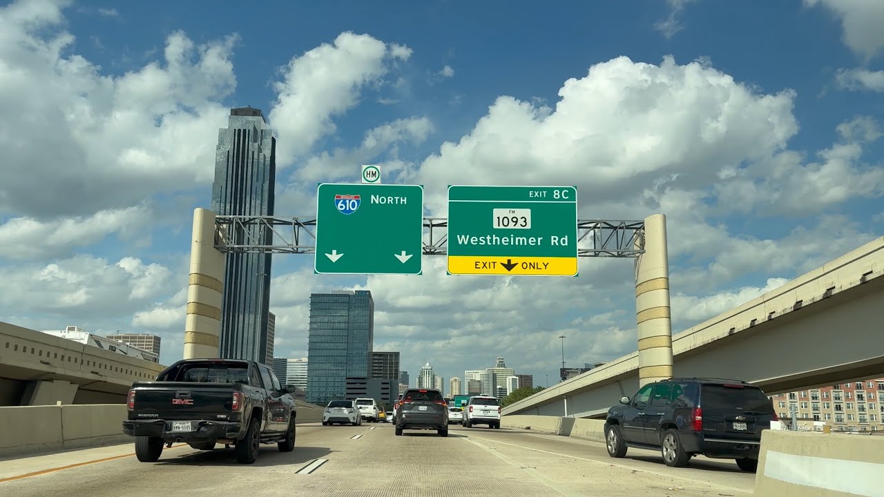 Houston | 610 North Freeway Drive Through the City”🏙️ 