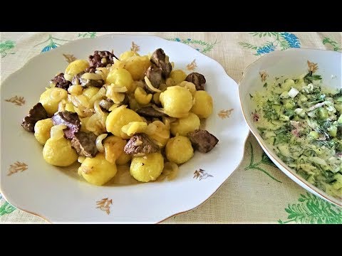 Печёнка с молодой картошкой. Быстрая еда!