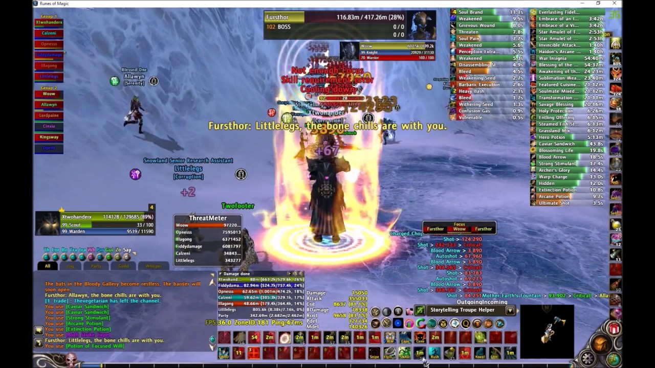 Runes of Magic - Corruption - Ice Blade Plateau HM full clear - Scout ...