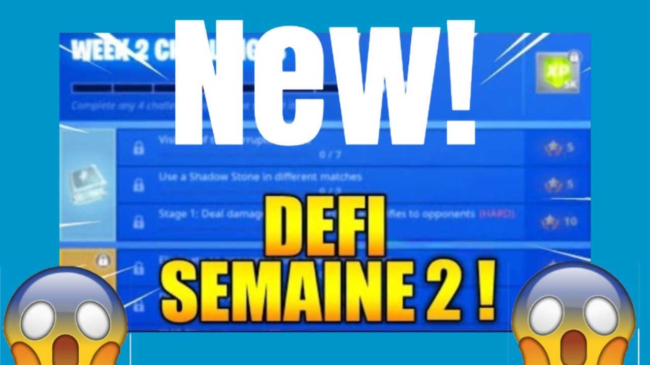 live fortnite nouveau defis semaine 2 fortnite boutique 5 octobre - boutique 5 octobre fortnite
