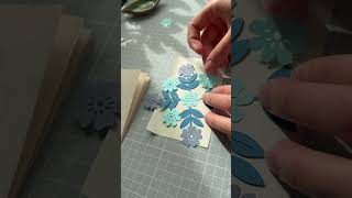 Paper decor: Floral pattern ✂️  Inspired by Spanish-styled ceramic tiles #paperflower #collage