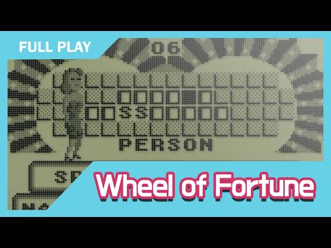 [GameBoy full game walkthrough] Wheel of Fortune (1990 GameTek)  FHD 60fps