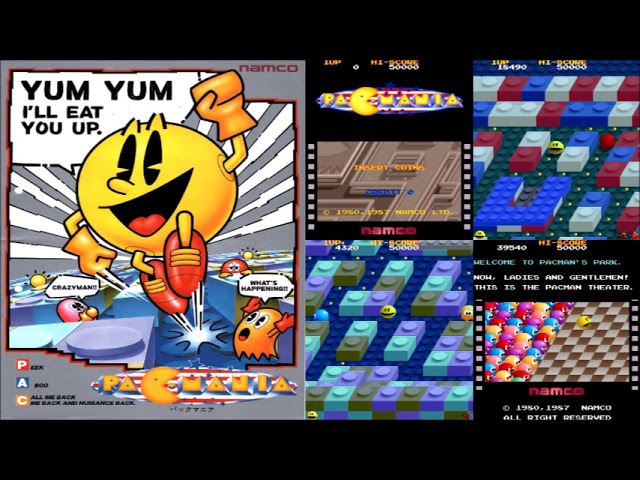 パックマニア 原曲メドレー BGM ナムコ【PACMANIA SPIRIT Original