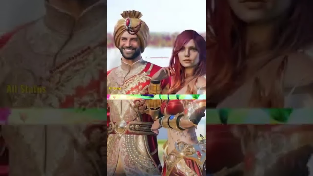 pubg couple love WhatsApp status💕 pubg 4k Status/ Victor Sara status 