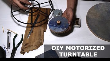 Easy one day build  - Motorized Lazy Susan | Motorized Turntable