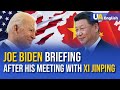 LIVE: Joe Biden holds a press conference after his meeting with Xi Jinping