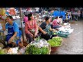 Thai laos market in thai laos border - Laos food