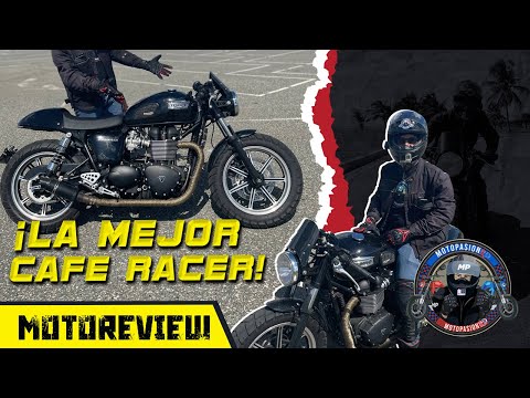 TRIUMPH BONNEVILLE T100-900cc ¡LA MEJOR CAFE RACER!