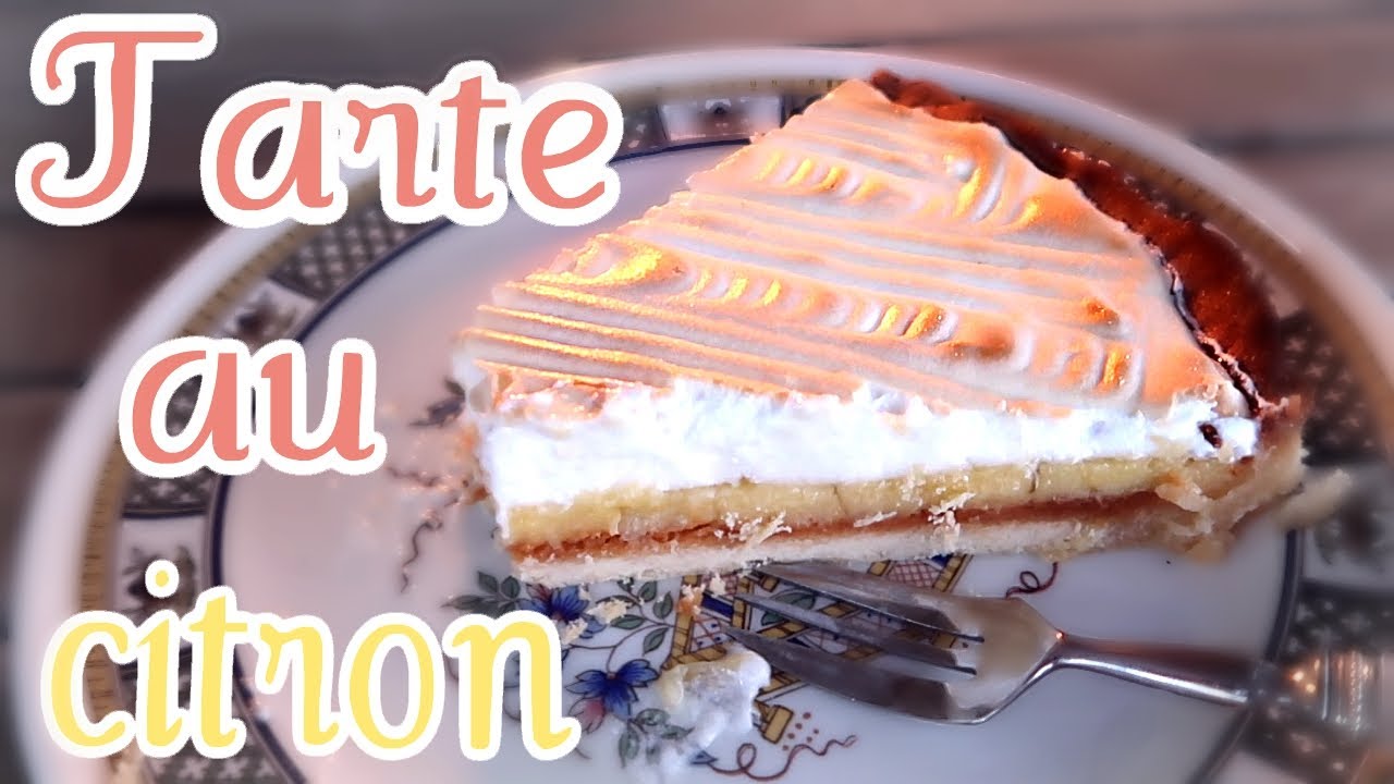 TARTE AU CITRON MERINGUEE (Thermomix) | Little Béné