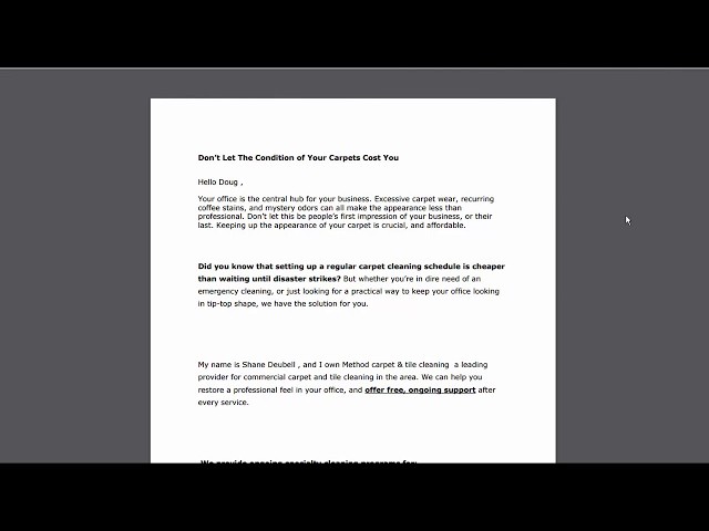 using sales letters commercial cleaning method clean biz free commercial cleaning leads