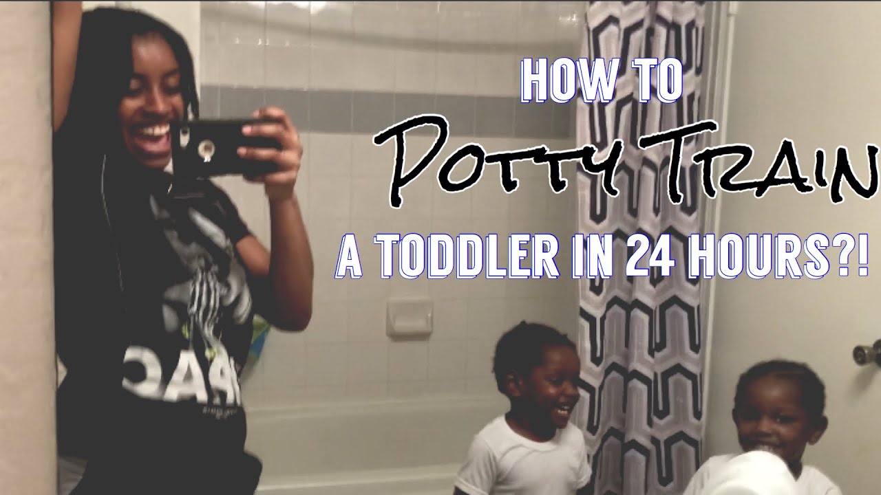 Twin Mommy Vlog | How I Potty Trained My Toddler in 24 Hours - YouTube