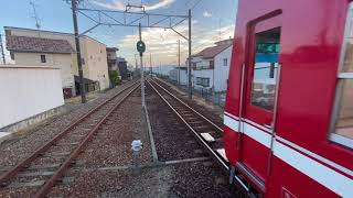 遠鉄1005F+2007F 自動車学校前駅発車