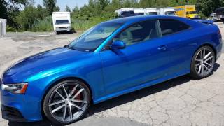Audi RS5 in a Halo EFX True Gloss Custom Kandy Blue over Carbon Blue Pearl