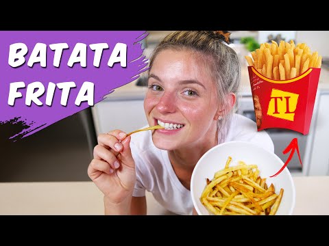 COMO FAZER BATATA FRITA SAUDÁVEL