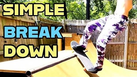 Half Cab Rock to Fakie on Mini Ramp (Super Easy Tutorial)”