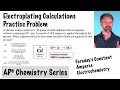 Electroplating Concepts and Calculations
