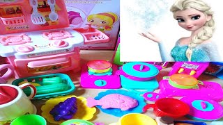 8 Minutes Satisfying with Unboxing Disney Frozen Elsa Kitchen Playset ASMR |Toys Collection Review