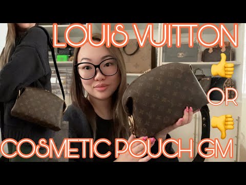 THE NEW LOUIS VUITTON COSMETIC POUCH GM UNBOXING, PERFECT DIY CROSSBODY &  SHOULDER BAG