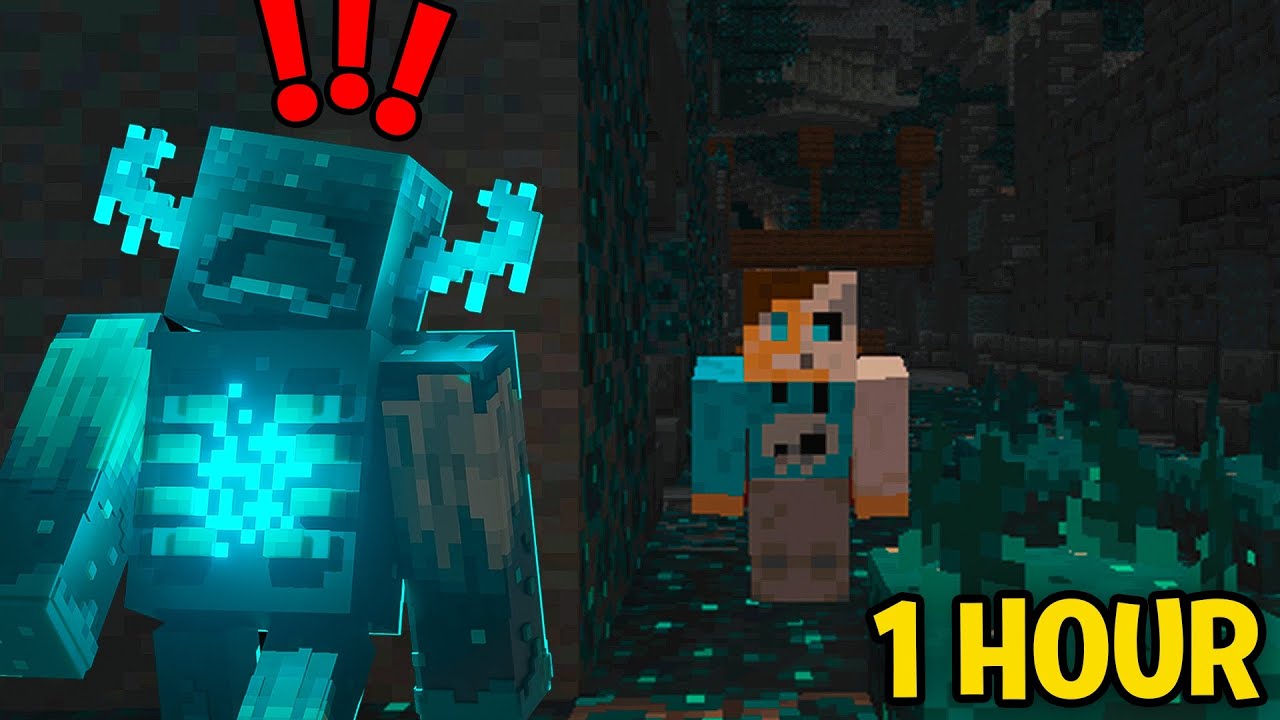 Trying to Survive in The Deep Dark in Minecraft 1.19 - YouTube