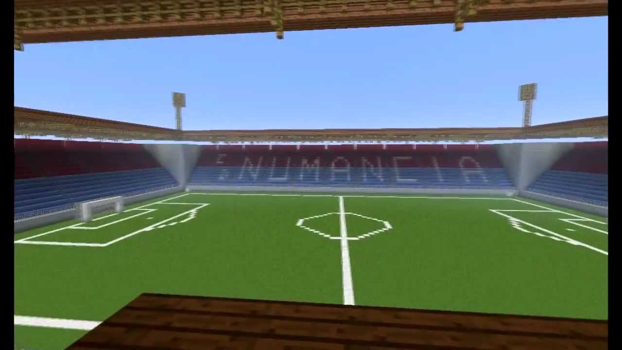 Construcciones Minecraft. Nuevo estadio de Los Pajaritos 