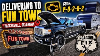 Rv Delivery to FunTown in Thackerville Oklahoma and Roadside Fix P0202 (2-1-26)