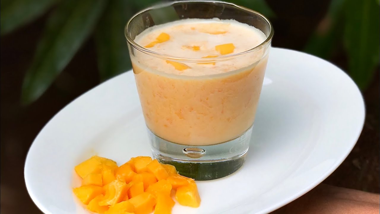 Thick and Tasty Mango Milk How to Make Fresh Mango Milk At Home