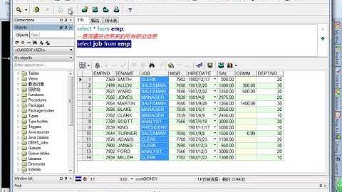 Java Web进阶-Oracle-17.distinct去掉重复值