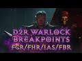 D2R Warlock Breakpoints - FCR/FHR/IAS/FBR for ALL Builds | Season 13 Reign of the Warlock