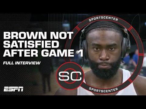 Jaylen Brown NOT SATISFIED with Celtics performance in ECF Game 1 OT win vs. Pacers 