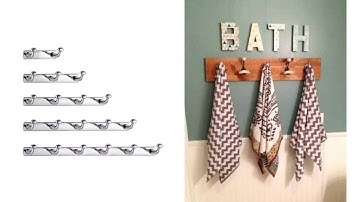 Wonderful Bathroom Towel Hook Rack