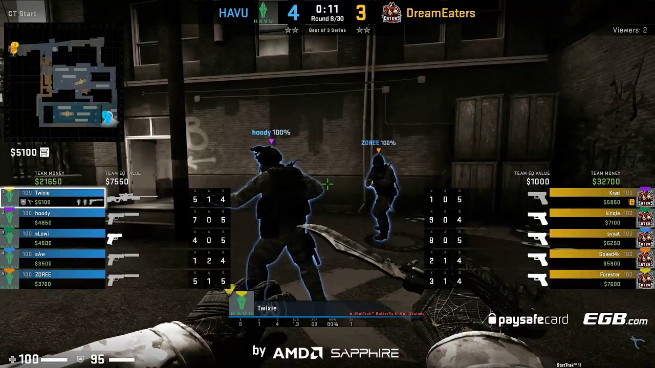 DreamEaters vs HAVU Highlights at OGA Counter PIT by AMD and Sapphire Season 5