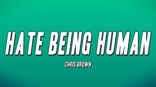 Chris Brown - Hate Being Human (Lyrics)