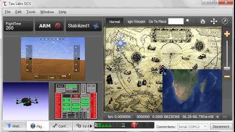 AfroMini with MPU_INT hack running TauLabs